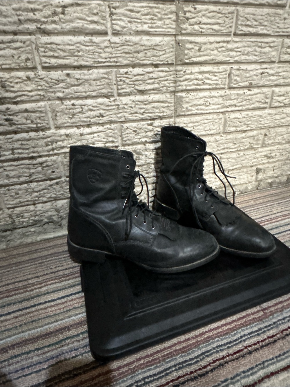 Ariat Men's Heritage Lacer Boot Size 13D Leather Lace Up Work Boots